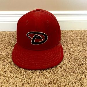 MLB Arizona Diamond Backs Fitted Hat - Size 7 1/2